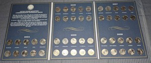 lot 288 image: US Commemorative Statehood Quarters Collectors Album Volume II 2004-2008 (50 Coins)