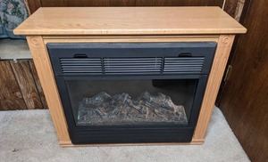 lot 352 image: Amish Built Electric Fireplace
