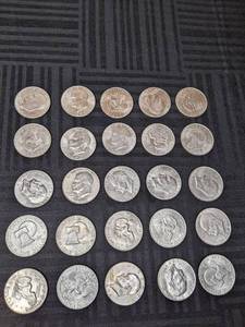 lot 336 image: Collection of (25) 1970s Eisenhower Dollar