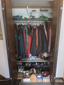 lot 413 image: The ENTIRE Closet Mens Jackets, Shoes, Claiborne, Weather Tamer, Weatherproof, Sunglasses, Butwin, RA Sports, Etc.