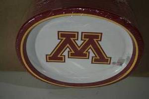 lot 68 image: University of Minnesota Oval Plates - 55 Count