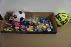 lot 71 image: Assorted Toys plus Soccer Balls