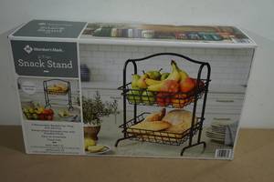 lot 95 image: NEW Members Mark 2 Tier Snack Stand