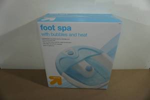 lot 100 image: NEW Up and Up Foot Spa with Bubbles and Heat