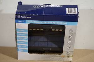 lot 117 image: Westinghouse Solar Security Light with Motion Sensor - 2 Pack