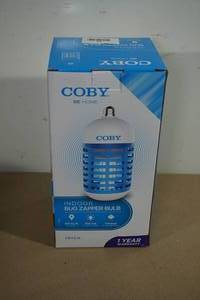 lot 13 image: NEW Coby Indoor Bug Zapper Bulb