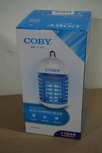 lot 147 image: NEW Coby Indoor Bug Zapper Bulb
