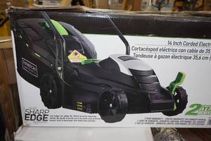 lot 55 image: NEW American Lawn Mower Company 14 Corded Electric Mower