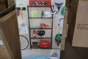 lot 57 image: NEW Whitmor Supreme 5 Tier Shelving