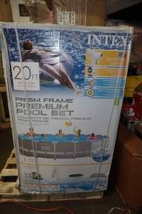lot 170 image: NEW Intex Prism Frame Premium Pool Set - 20 x 52 Depth