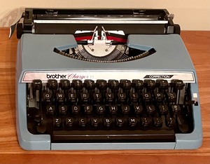 lot 74 image: Petite Vintage Brother Charger II Typewriter