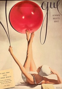 lot 85 image: Framed Poster of Vintage Vogue Magazine Cover