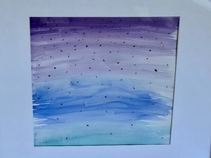 lot 118 image: Lovely Soft Colored Abstract Framed Watercolor