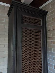 lot 14 image: Restoration Hardware 1900s Style French Metal Cabinet