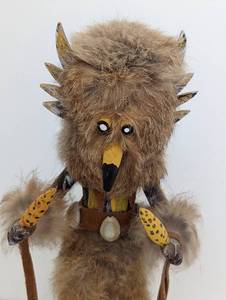 lot 145 image: Owl Kachina Doll by Eva Jimmie