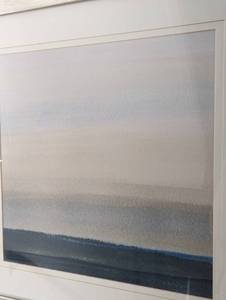 lot 157 image: Decorative Blue Hued Abstract Print