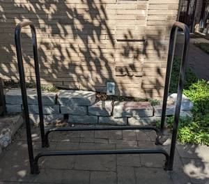 lot 160 image: LL Bean Metal Log Rack