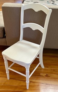 lot 126 image: Pottery Barn Finley Wooden Stationary Chair