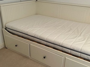lot 134A image: IKEA Hemnes DaybedTrundle with Three Drawers