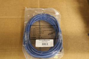 Comprehensive CAT6A-14BLU CAT6A Shielded Patch Cable Blue QTY 25 14ft. and 2 50ft.