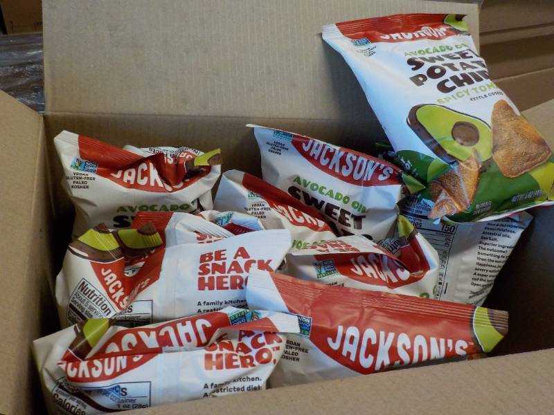 Case of Jacksons Sweet Potato Chip...