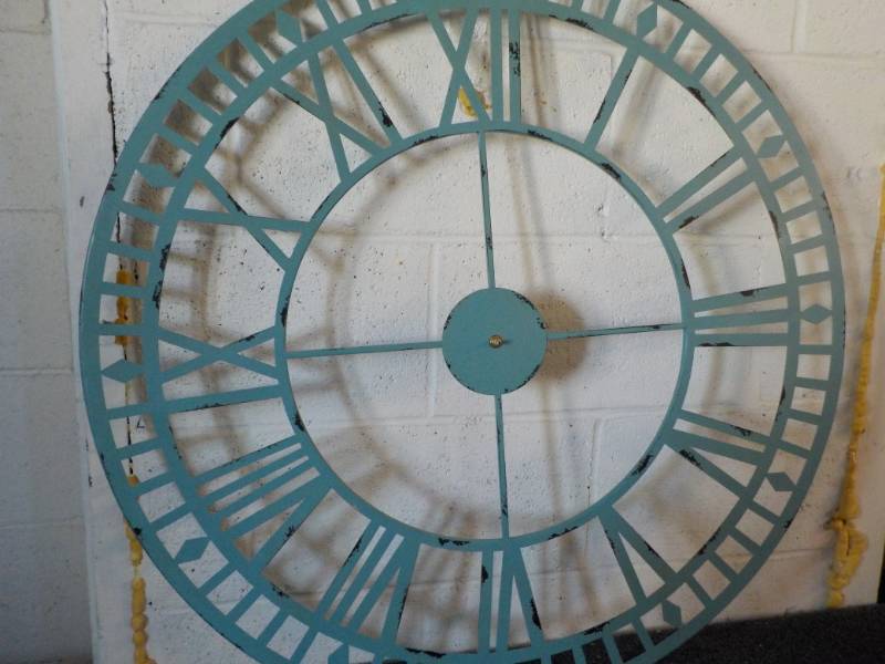 Metal 32 Diameter Clock- needs new...