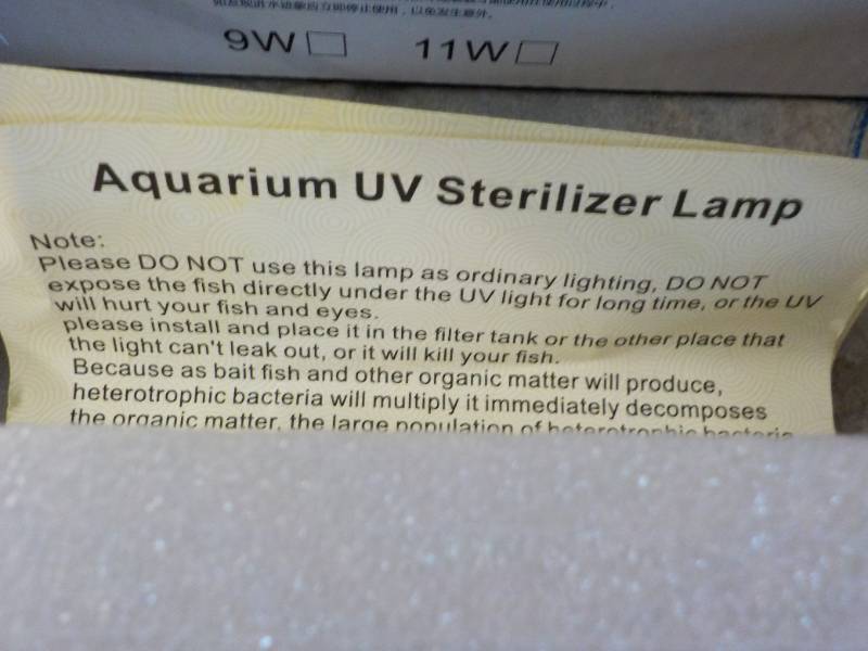 2 Aquarium UV Sterilizer Lamps...