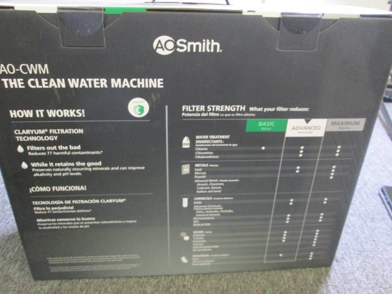 AO smith the clean water machine ne...