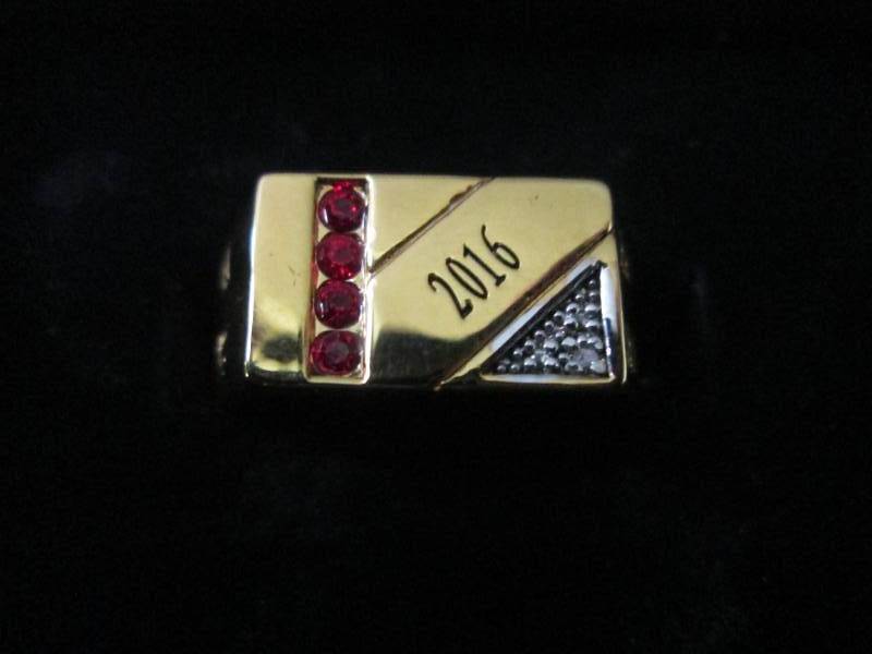 3 Mens Goldtone Personalized Birth...