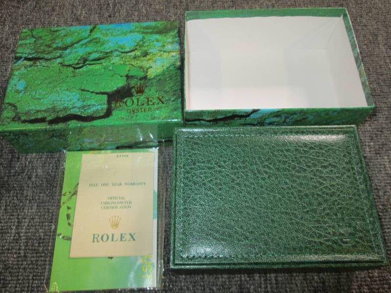 never used rolex oyster box ...