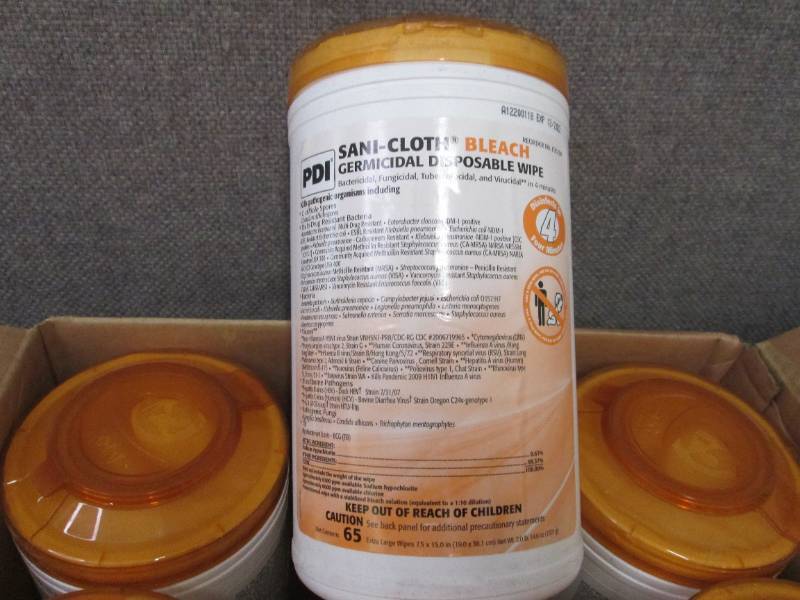 Case of 6- 65 Ct Canisters PDI Sani...