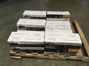 Pallet of 14 Boxes of Sierra Blue Mini Ledger Panel 4.5 in. x 16 in. Natural Quartzite Wall Tile (5 sq. ft.Case) by MSI Customer Returns See Terms on Auction
