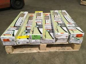 Pallet of 10 Boxes of TrafficMaster Winding Brook 5.98 in. W Rigid Core Click Lock Luxury Vinyl Plank Flooring (23.95 sq. ft.case) Customer Returns See Terms on Auction