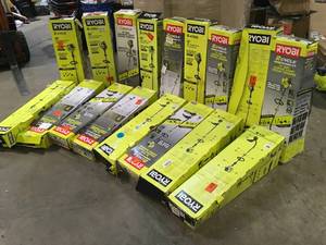Lot of Assorted Ryobi Shaft Trimmers Customer Returns See Terms on Auction
