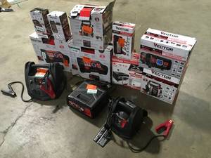 Lot of Assorted Vector Portable Power Starters and Battery Chargers Customer Returns See Terms on Auction
