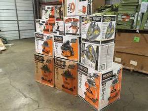 Lot of Mixed Assorted WetDry Shop Vacs Customer Returns See Terms on Auction