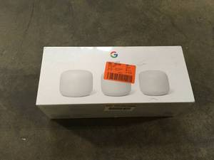 Nest Wifi - Mesh Router AC2200 and 2 Points with Google Assistant - 3 Pack by Google Customer Returns See Terms on Auction
