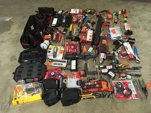 Lot of Mixed Tools and Hardware Customer Returns See Terms on Auction