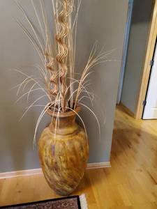 Faux Plant With Large Vase