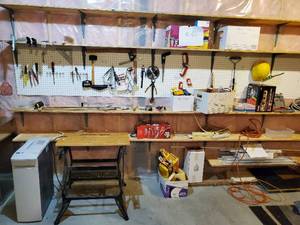 Contents Of Basement Shelfs