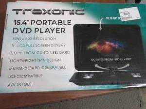 lot 15 image: Trexonic Portable DVD Player with 1...