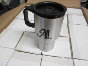 lot 208 image: Case of 40 Sail Metal Travel Mugs...