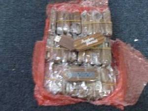 lot 265 image: 33 Wooden Folding Promo Flash Drive...