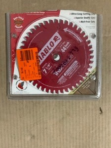 lot 2 image: DIABLO TREXBlade 7-14 in. x 44-Tooth Composite MaterialPlastics Circular Saw Blade. See Pictures