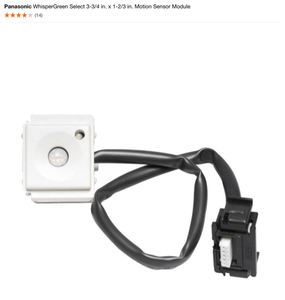 lot 13 image: (10) Panasonic WhisperGreen Select 3-34 in. x 1-23 in. Motion Sensor Module. See Pictures