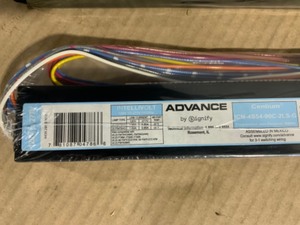 lot 18 image: (3) Philips Advance ICN-4S54-90C-2LS-G Electronic Ballast, 4-Lamp, 120-277V, HO. See Pictures
