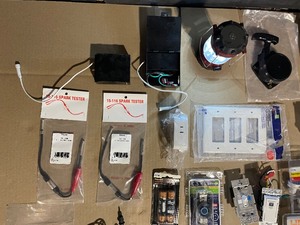 lot 51 image: Mix Lot with Plumbing Supplies, Breakers, Light Switches & So Much More See Pictures