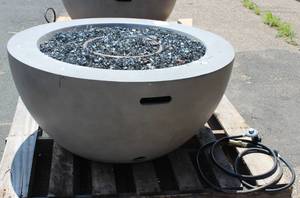 Faux Concrete Gas Fire Pit