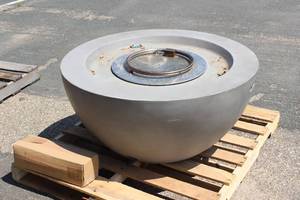 Faux Concrete Gas Fire Pit