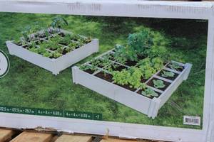 Raised Garden With Grogrid 2 Pack